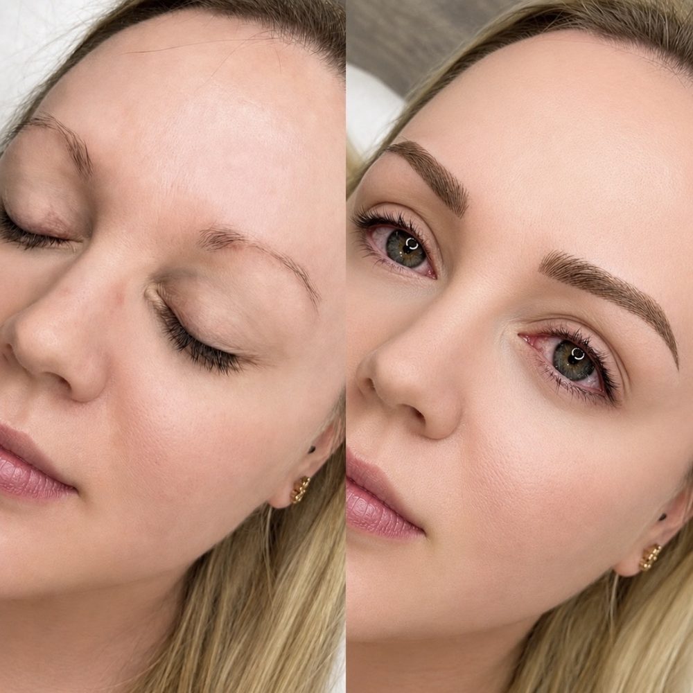Microshading result — Perfect Brows Studio Austin